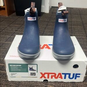 XTRATUF Men's Ankle Deck Boots - Blue